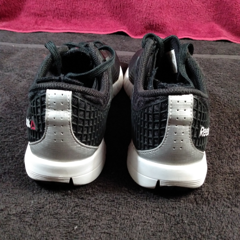 Reebok Nanoweb Black Running Shoes Men's sz 8 - Picture 4 of 8